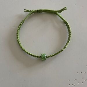 Green Braided Bracelet